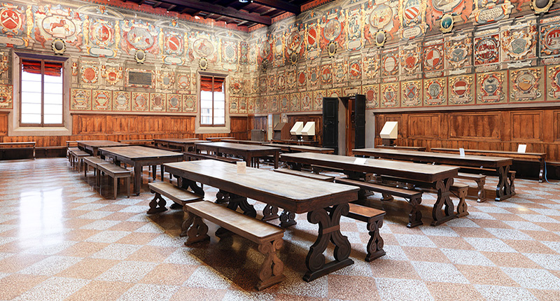 Sala della Biblioteca Archiginnasio Bologna