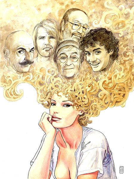 Immagine Manifesto Mostra Milo Manara