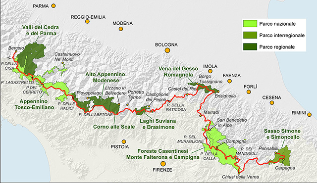 Mappa Della AVP501 Endurance Trail
