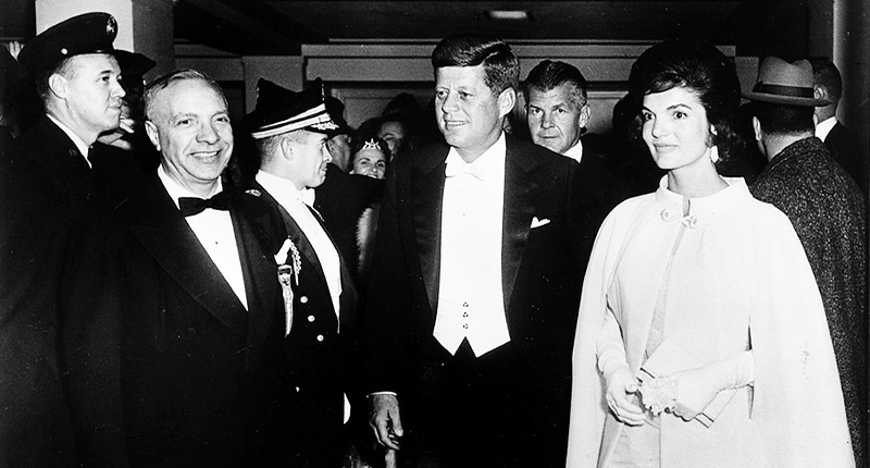 Presidente Kennedy e consorte