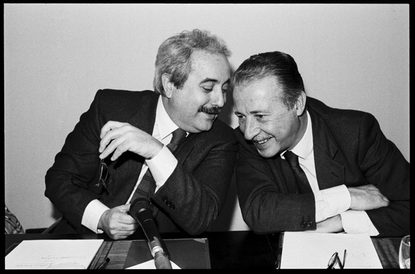 Giovanni Falcone E Paolo Borsellino Tony Gentile Palermo 27 Marzo 1992