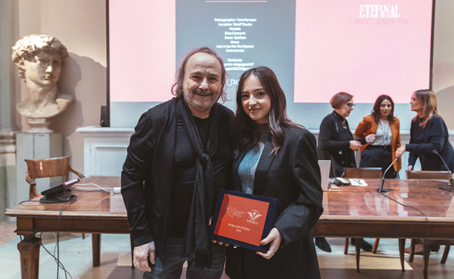 Luciano Vivolo E Shega Gashi Vincitrice Della Borsa Di Studio