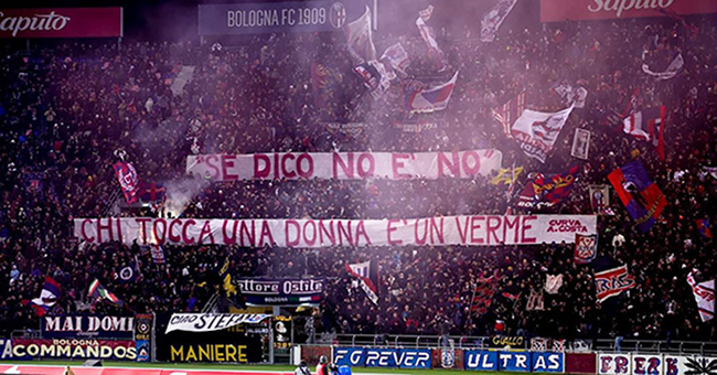 Bologna For Community Stricione Sugli Spalti