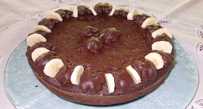 Foto Torta Banana E Cioccolato