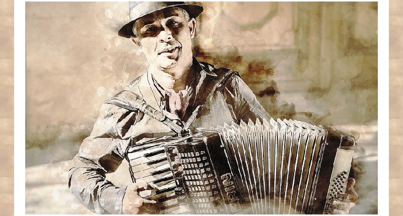 Suonatore di fisarmonica