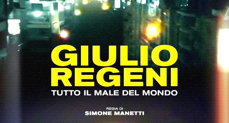 Locandina docufilm Giulio Regeni