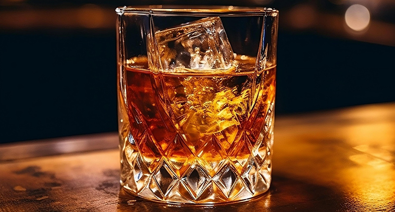 Bicchiere di rum
