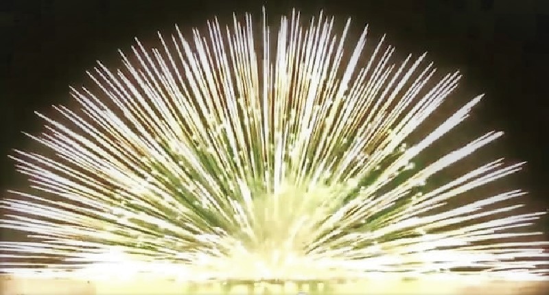 Fuochi pirotecnici al lago di Suviana