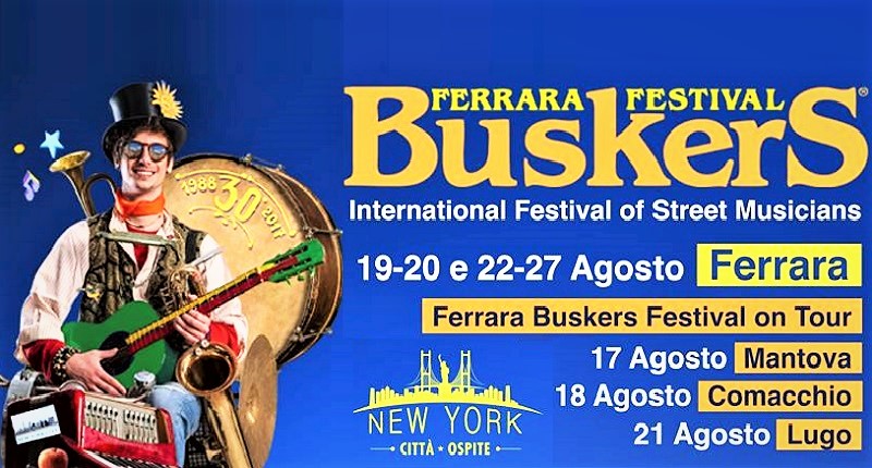 Locandina del Ferrara Buskers Festival